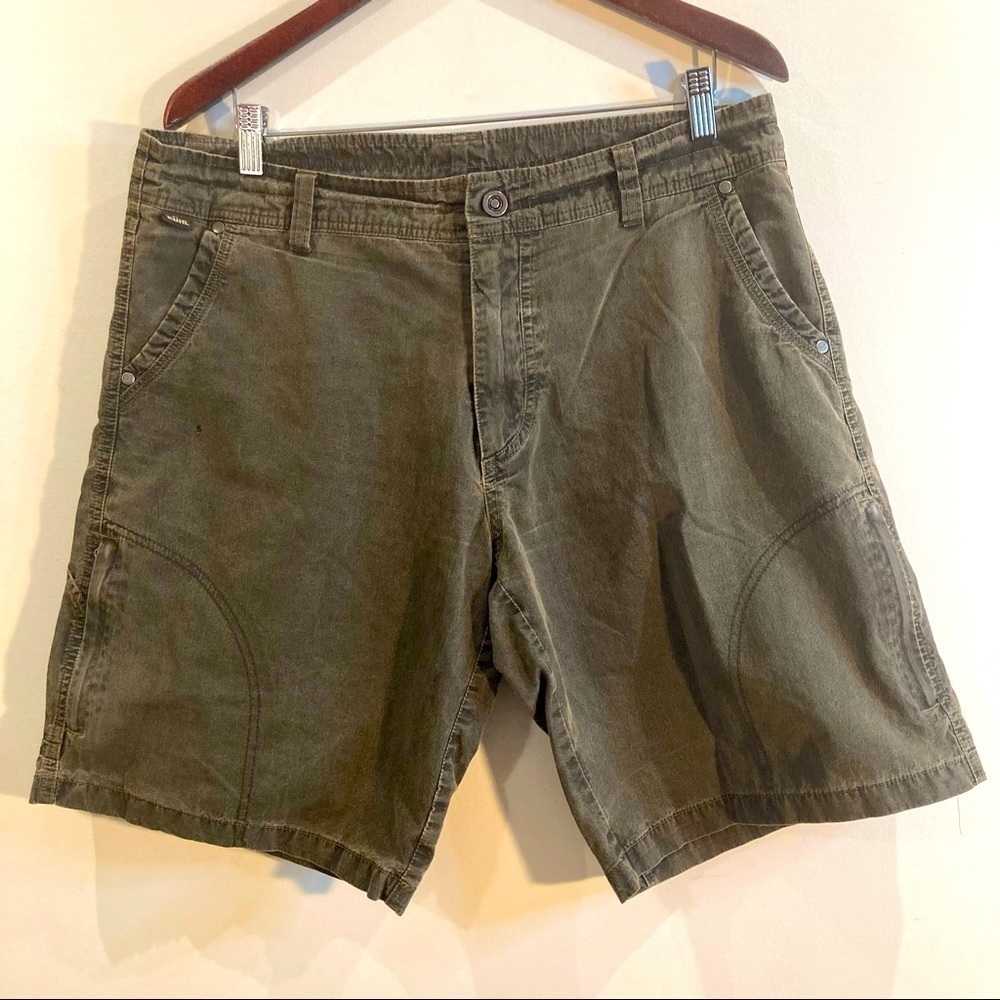 KUHL Sz 36 Comfort Outdoors Vintage Patina Dye Shorts